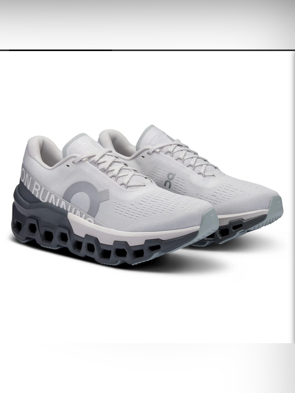 ON running Cloudmonster 2 Undyed Frost men size 12 new /no box